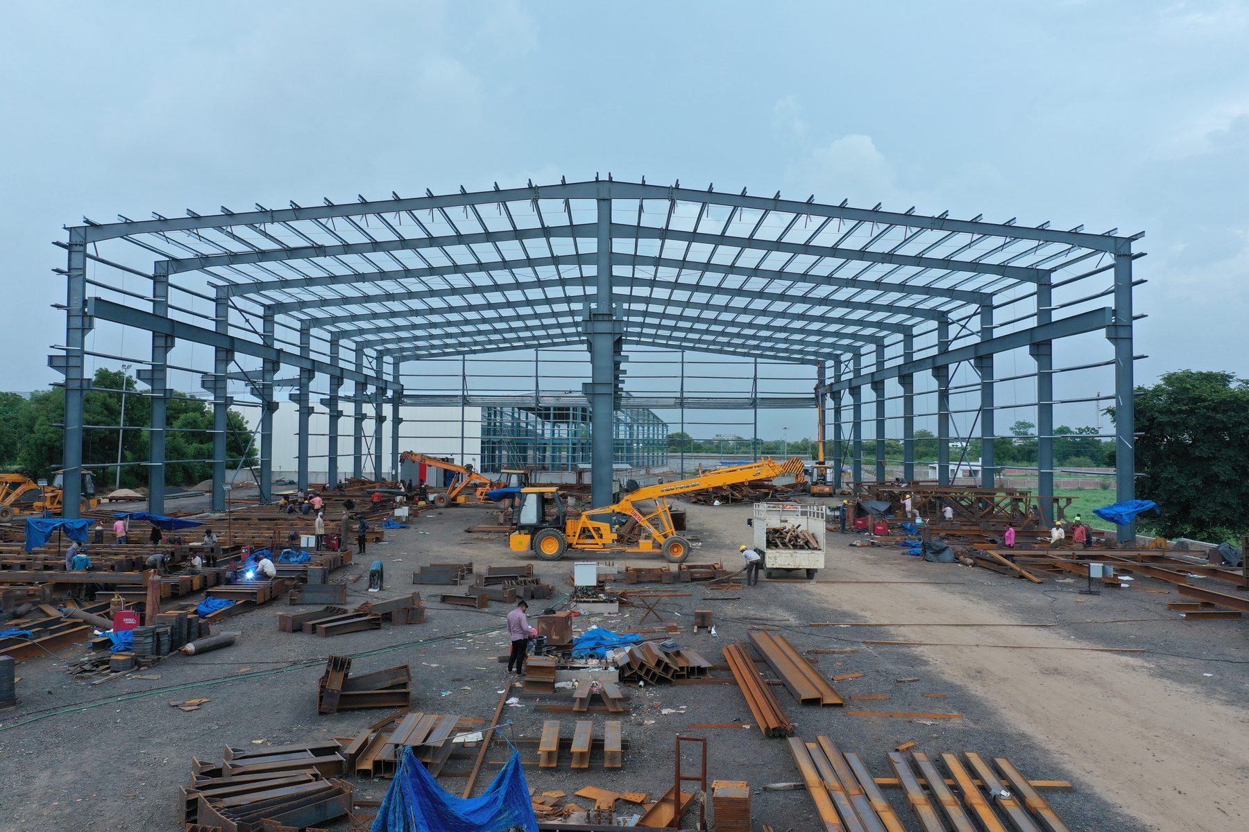 Large Span Industrial Frame